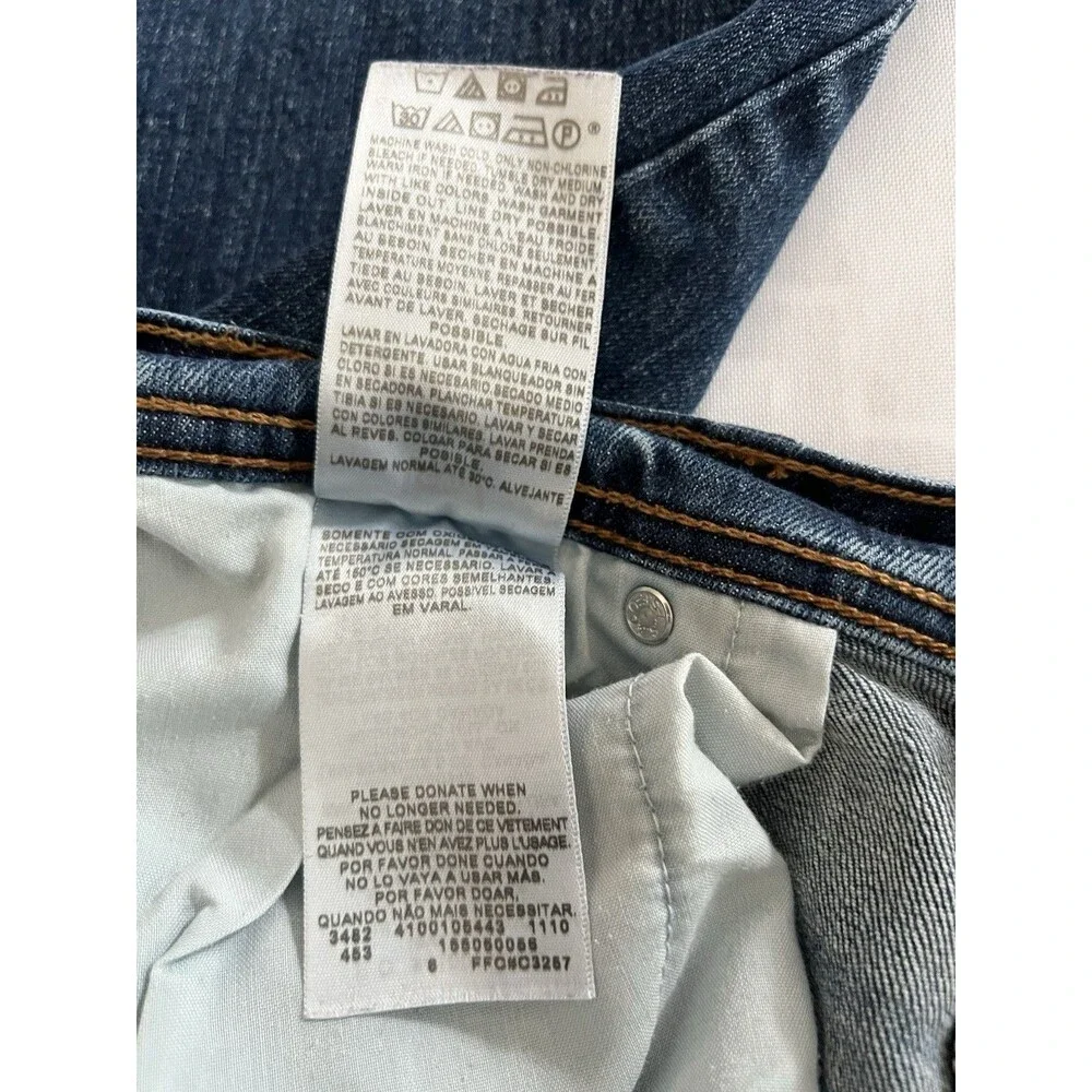 Levi's 505 Straight Leg Jeans Women's Size 12 S/C Medium Wash Denim